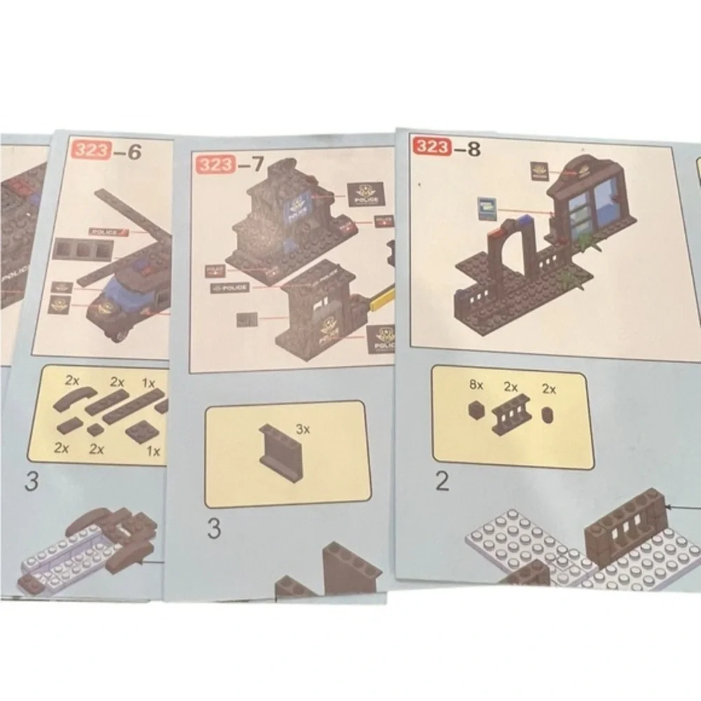 City Police Station Building‎ Kit, SWAT Mobile Command Center Truck Building Toy